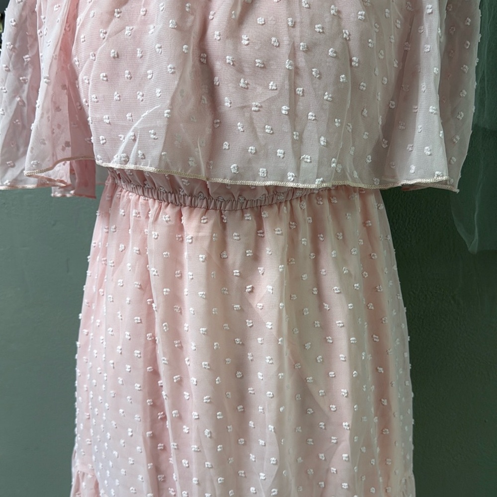 🆕 Pink Maxi Dress size L - Picture 4 of 6